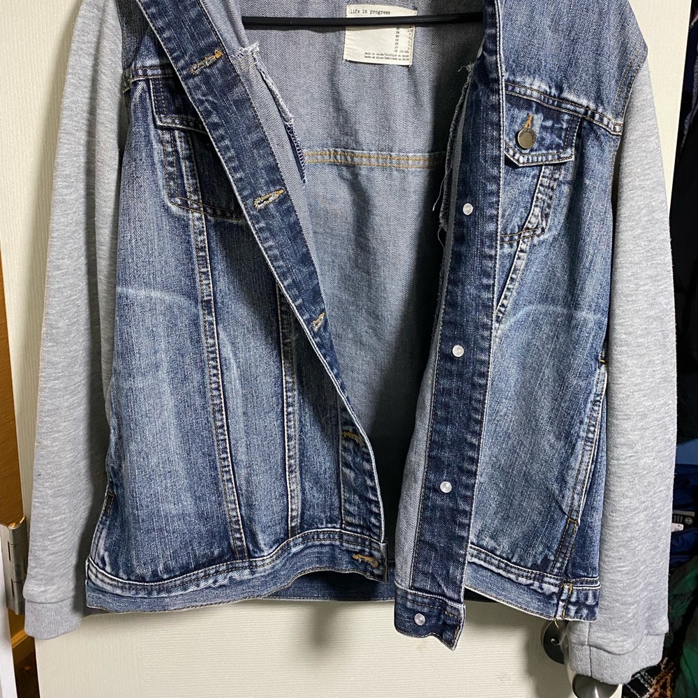 Jean jacket hoodie